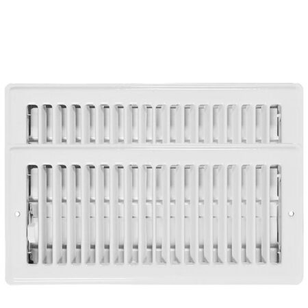 RG0222 (K25-310WH) IMPERIAL REGISTER 3X10" LOUVERED FLOOR WHITE 2 pack
