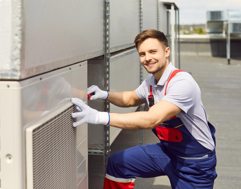 Man working