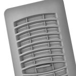 Imperial RG1429 Louvered Plastic Floor Register, 4x10 Inch, Grey