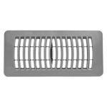 Imperial RG1429 Louvered Plastic Floor Register, 4x10 Inch, Grey