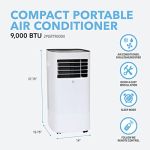 2PORT9000A Perfect Aire 9000 BTU Portable A/C Compact Design White