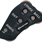 Easton Ultimate Umpire Indicator 2020 Hand Design for Comfort Into Extra Innings Tracks Strikes/Balls/Outs/Innings Does Not Track Ejections, One Size, Multi (A162621)