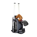 Easton GAME READY Bat & Equipment Backpack Bag | Baseball Softball | 2020 | Red | 2 Bat Pockets | Vented Main Compartment | Vented Shoe Pocket | Zippered Valuables Pocket | Fence Hook - One Size (8064882)