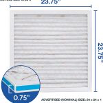 24x24x1 Aerostar Pleated Air Filter - MERV 8 - 6 Pack