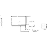 Lennox 43K5301, Double Prong Flame Sensor