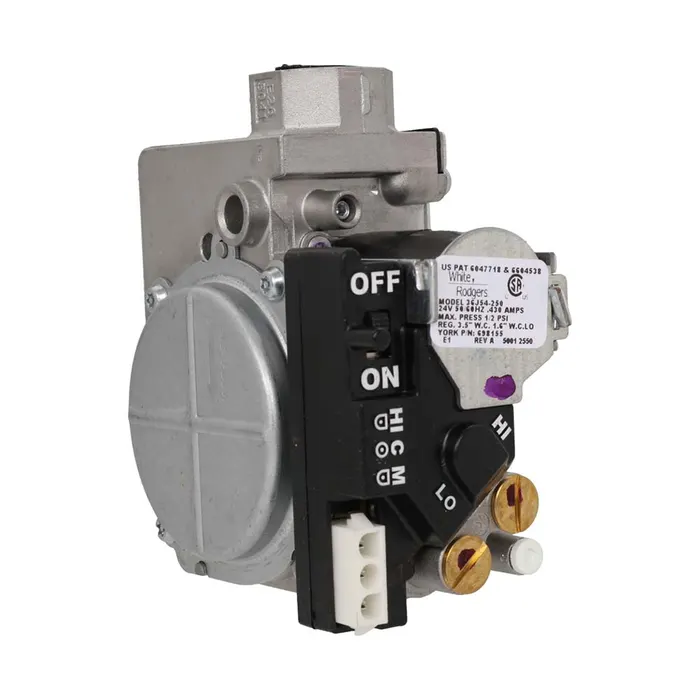 02544124000 2 stage gas valve York