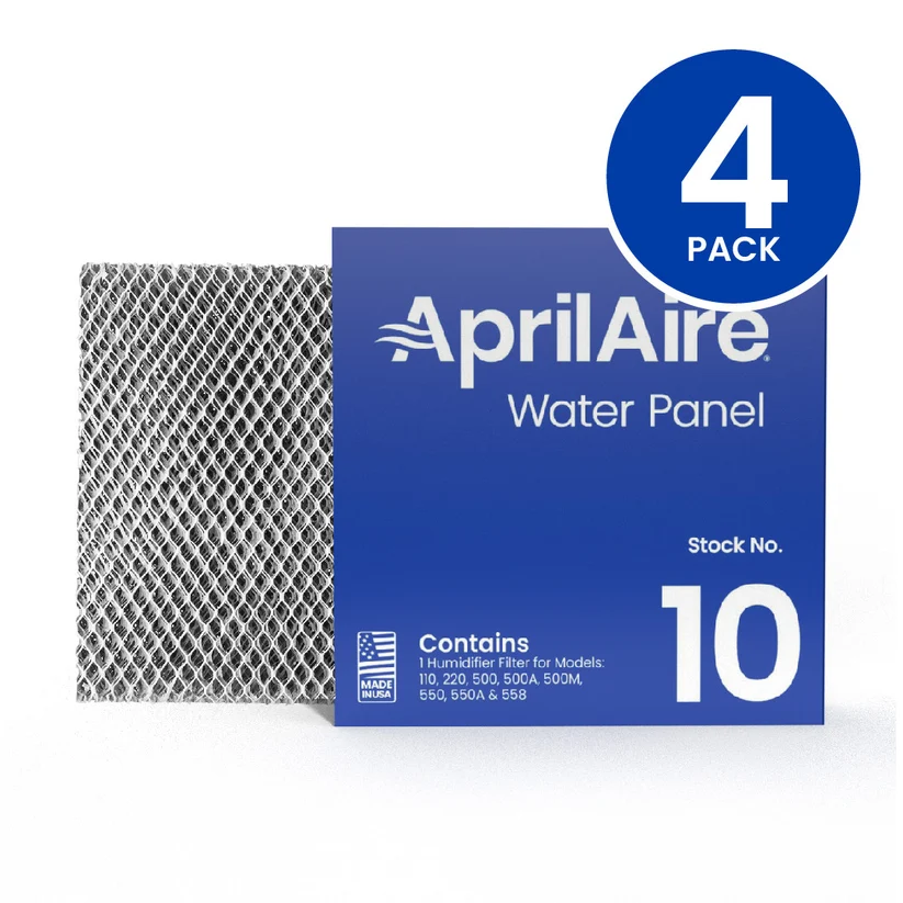 Aprilaire 10 water panel whole house humidifier replacement filter — pack of 4