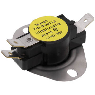 Carrier hh18hv140 furnace disc limit switch l140 30f