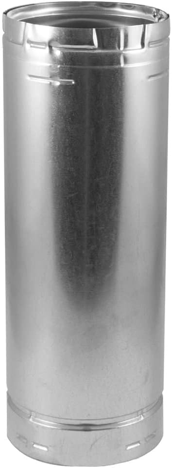 Duravent type b gas vent pipe section
