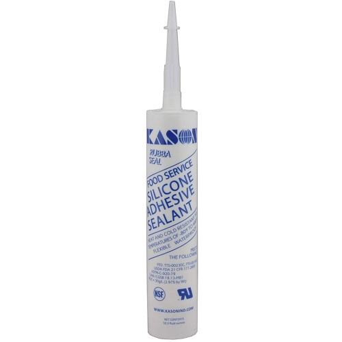 Kason 63700000001 rubbaseal 3700 series clear silicone adhesive sealant 10.3 oz tube