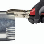 Malco c5r 5 blade heavy duty sheet metal pipe crimper with red grip handles2 150x150