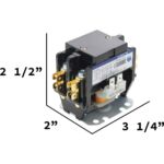Mars 61347 definite purpose contactor 2 pole 30 fla 208 240v coil — mars 780 series3 150x150