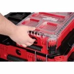 Milwaukee 48 22 8435 packout compact organizer 5 removable bins — red black4 150x150