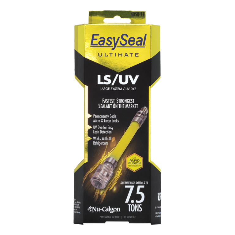 Nu calgon 4050 11 easyseal direct inject uv dye refrigerant leak sealant treats 1.5 to 5 tons