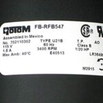Rotom rfb547 furnace draft inducer blower assembly 6 150x150