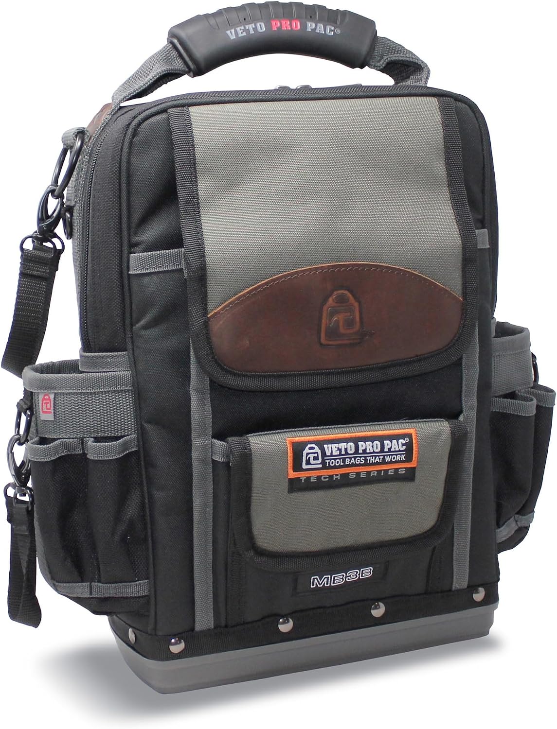 Veto pro pac mb3b large heavy duty hard base meter bag 8 pockets