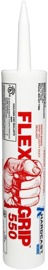 Carlisle hardcast flex grip 550 indoor outdoor water based air duct sealant gray