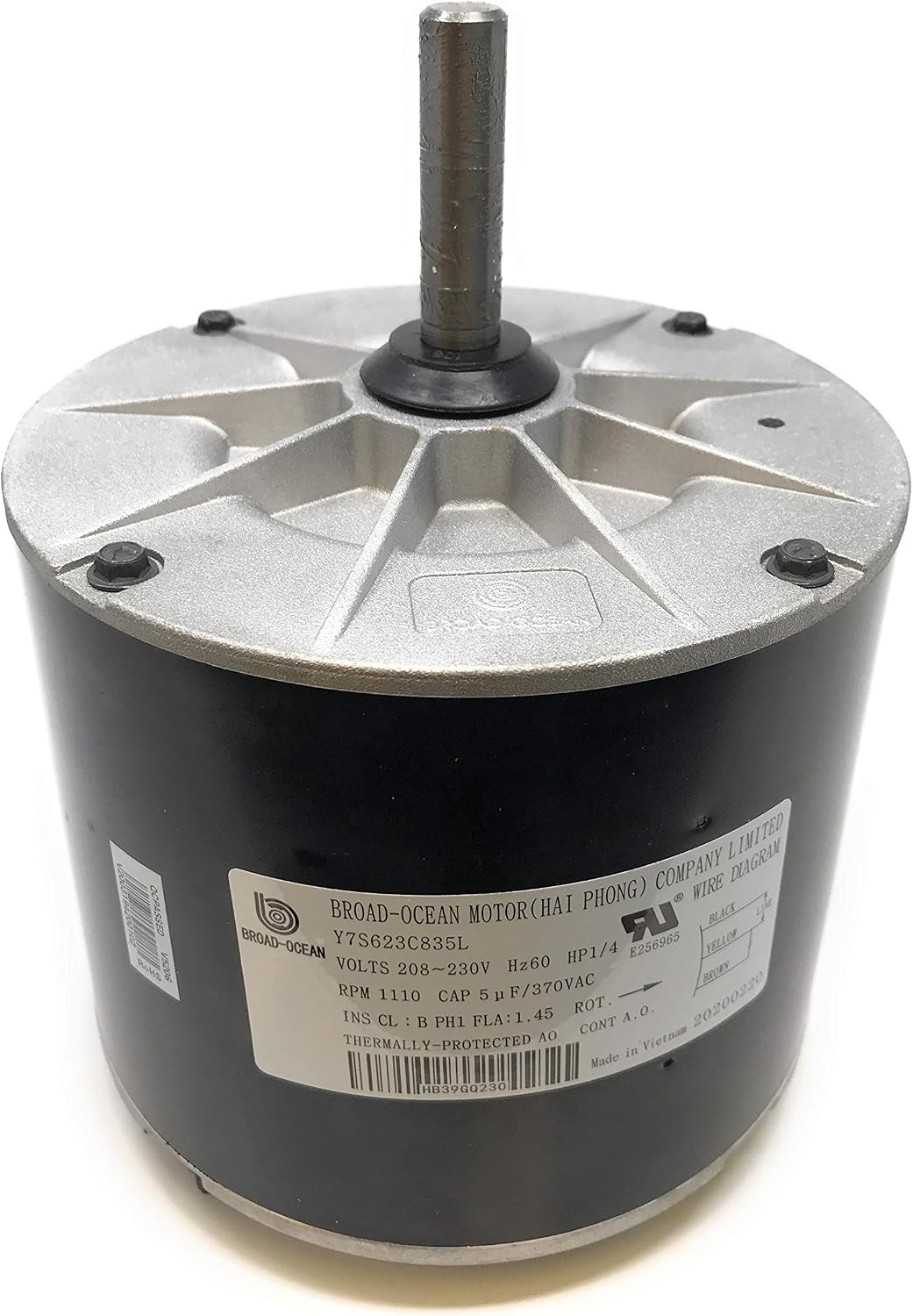Carrier hb39gq230 broad ocean single phase condenser fan motor