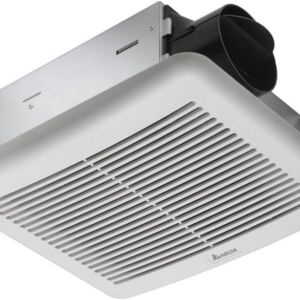 Delta breez slim slm50 ultra low profile bathroom exhaust fan 50 cfm 2.0 sones 300x300