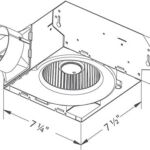 Delta breez slim slm50 ultra low profile bathroom exhaust fan 50 cfm 2.0 sones2 150x150