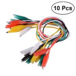 Generic 50cm double ended alligator clip jumper wire test lead 10 piece set 3 150x150