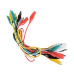 Generic 50cm double ended alligator clip jumper wire test lead 10 piece set 4 150x150