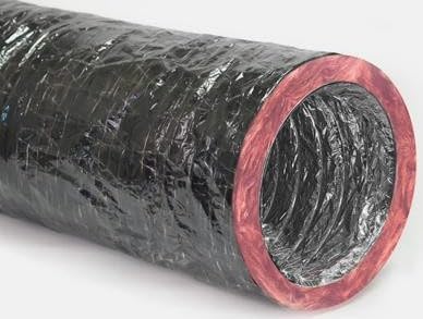 Generic flexible silver jacket air duct r 4.2 insulation