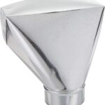 Imperial manufacturing galvanized steel 90 degree duct angle boot 2 150x150