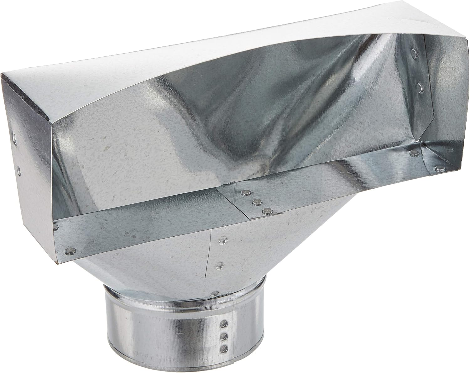 Imperial manufacturing galvanized steel 90 degree duct angle boot