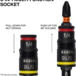 Klein tools 7 in 1 impact rated flip socket set with 5 inch shaft 4 150x150