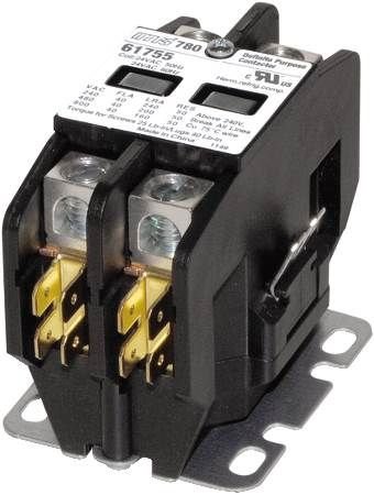 Mars 780 61757 professional grade definite purpose contactor 2 pole 40a fla 240v coil