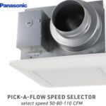 Panasonic whisperceiling dc fv 0511vq1 quiet bathroom exhaust fan 50 80 110 cfm 2 150x150