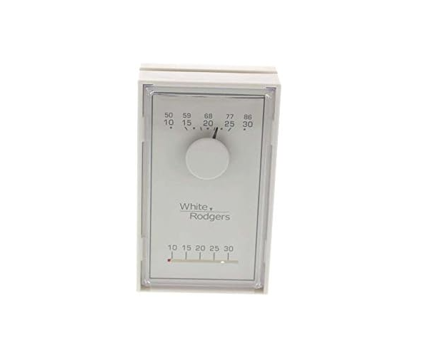 White rodgers mechanical low voltage wall thermostat for heat and nc zone valves