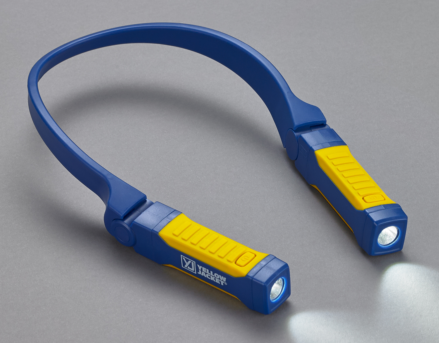 Yellow jacket 10990 hands free led neck light worklight 200 lumens 90° pivoting heads