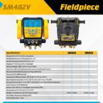 Fieldpiece sman series 4 valve wireless digital refrigerant manifold with micron gauge 3 150x150