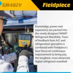 Fieldpiece sman series 4 valve wireless digital refrigerant manifold with micron gauge 4 150x150