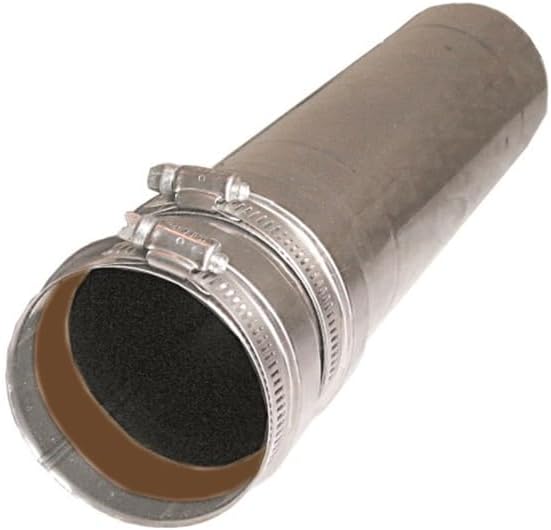 Flexmaster canada novavent 440 stainless steel adjustable straight gas vent pipe