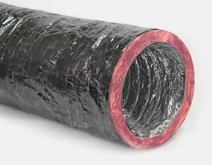 Lambro industries flexible r 4.2 insulated heating cooling air duct hose