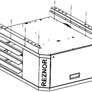 Reznor ck22 low ceiling unit heater hanger mounting kit 300x300