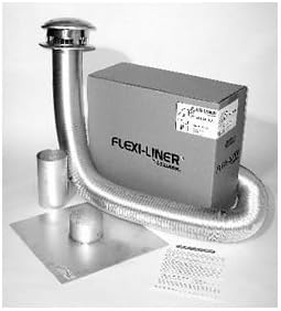 Selkirk flexi liner aluminum flexible chimney liner relining installation kit