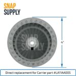 Snap supply furnace draft inducer motor blower wheel 4 150x150