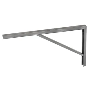 Alubase 42" x 18" Light Steel Wall Bracket Mini-Split Condenser Equipment Support — ALU-1842MB-PT