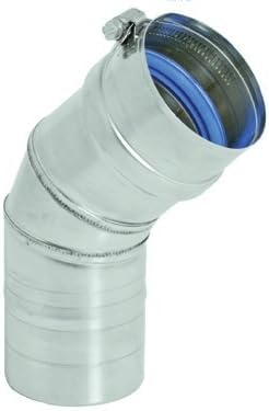 Duravent fasnseal 4 al29 4c stainless steel 45 degree vent elbow