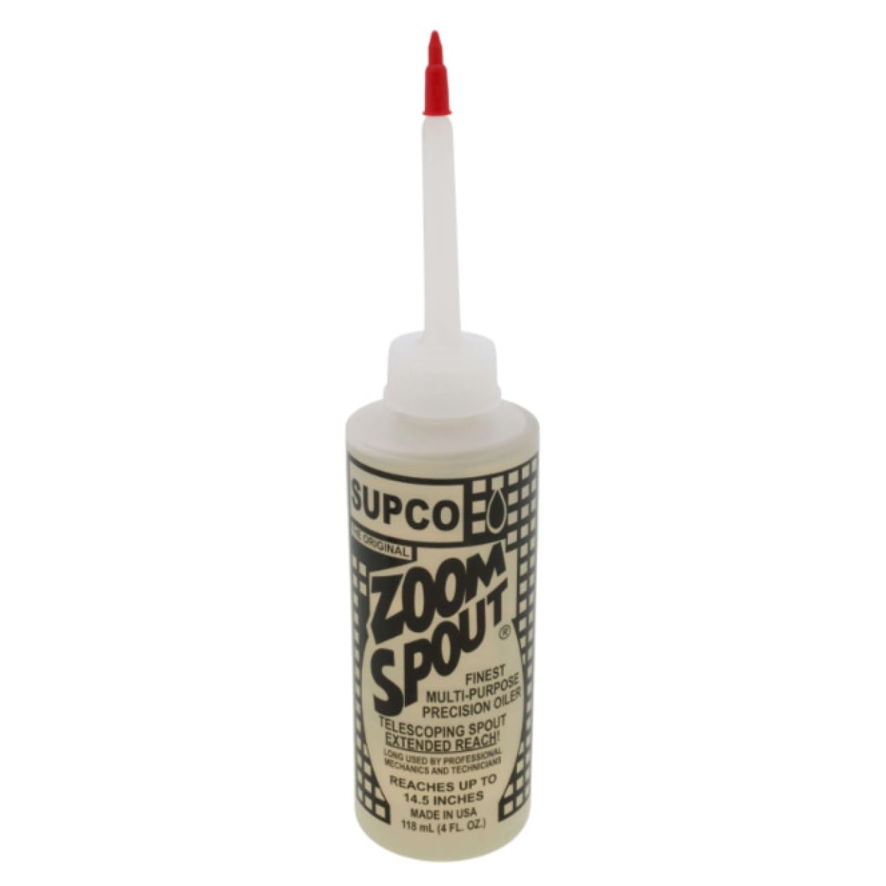 Supco zoom spout premium turbine lubricating oil 4 oz