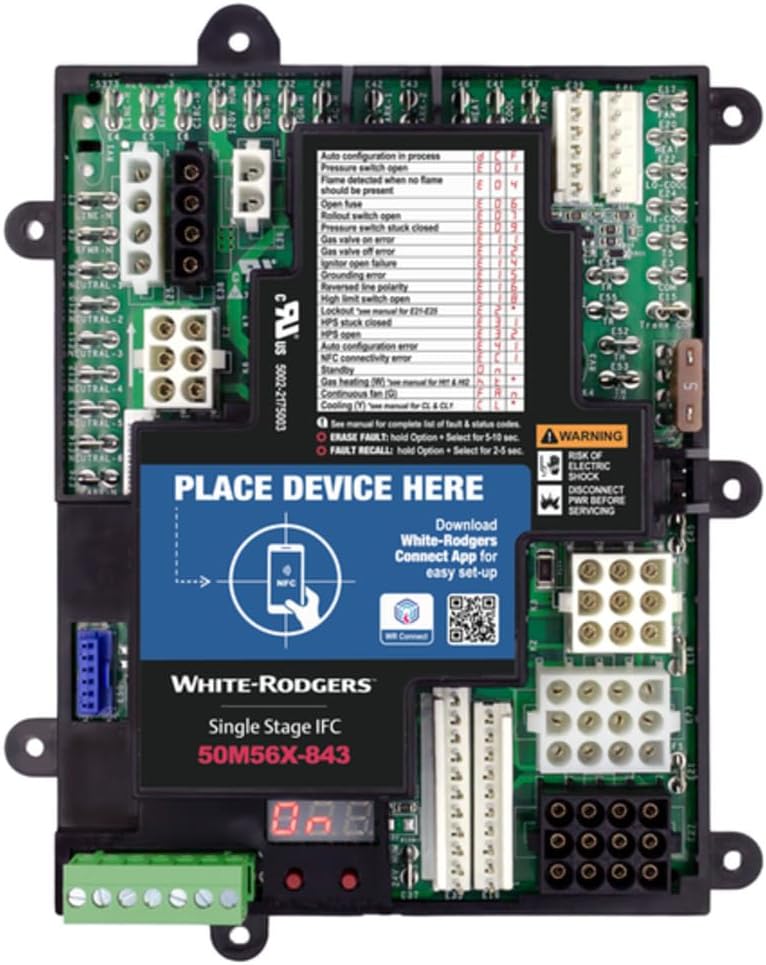 White rodgers integrated universal furnace control board 120v
